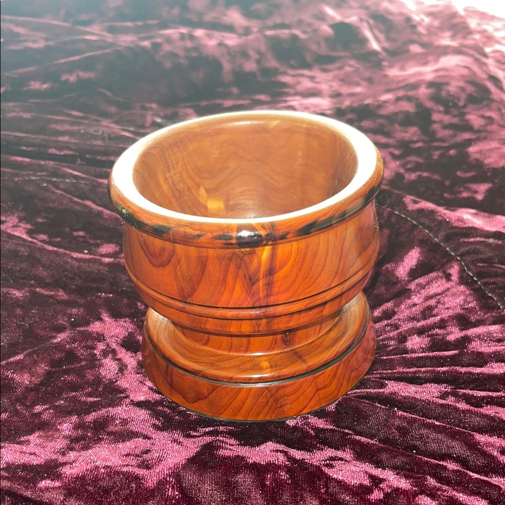 Elegant Wooden Home Accent Bowl